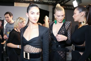 Backstage at Balmain Spring 2016