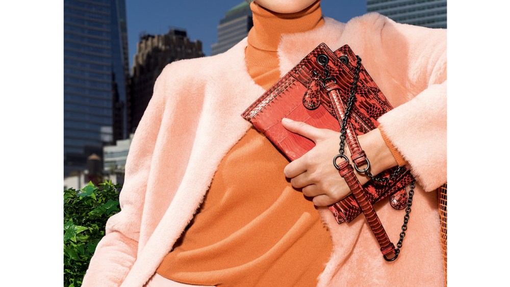 A visual from the Bottega Veneta Cruise 2016 advertising campaign.