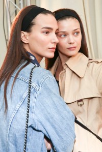 Backstage at Akris Spring 2016