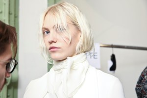 Backstage at Giambattista Valli Spring 2016