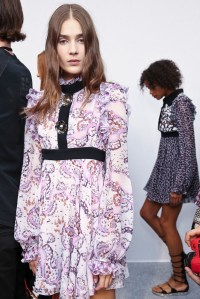 Backstage at Giambattista Valli Spring 2016