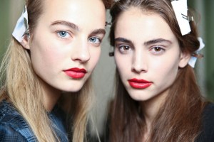 Backstage at Nina Ricci Spring 2016