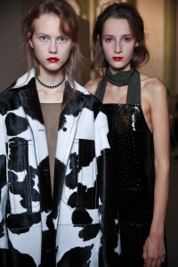 Backstage at Nina Ricci Spring 2016