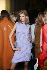 Backstage at Nina Ricci Spring 2016