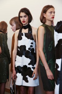 Backstage at Nina Ricci Spring 2016