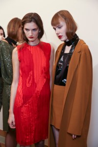 Backstage at Nina Ricci Spring 2016