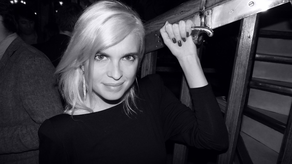 Cécile Cassel at purple dinner