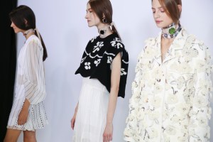 Backstage at Dior Spring 2016