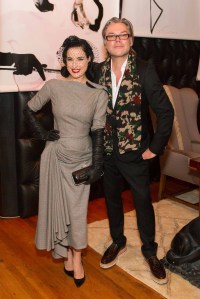 Dita Von Teese and David Downton