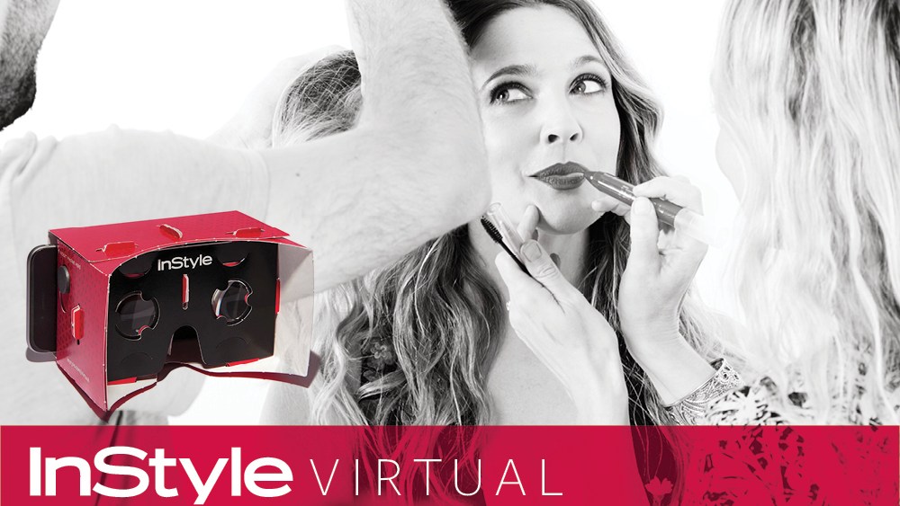 InStyle's Taps Drew Barrymore for Virtual Reality Play