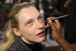 Backstage at Emanuel Ungaro Spring 2016