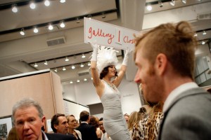 The scene at Sotheby's.