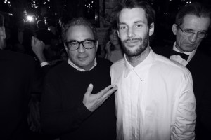 Jean Touitou and Simon Porte Jacquemus at purple dinner