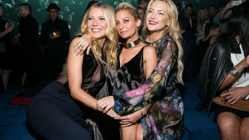 Gwyneth Paltrow, Nicole Richie and Kate Hudson.