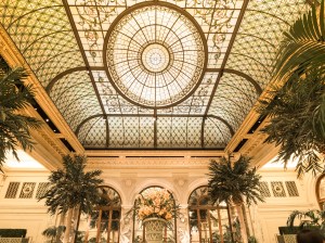 The Palm Court ceiling