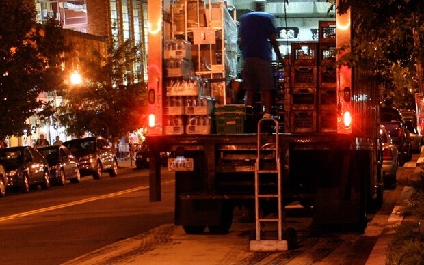 overnight truck deliveries