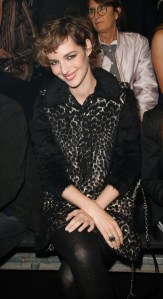 Louise Bourgoin front row lanvin spring 2016