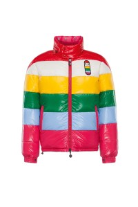A puffer jacket from Moncler's capsule collection with Friends With You.