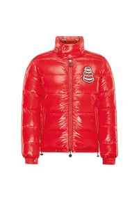 A puffer jacket from Moncler's capsule collection with Friends With You.
