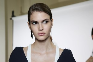 Mugler backstage RTW Spring 2016