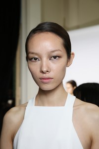 Mugler backstage RTW Spring 2016