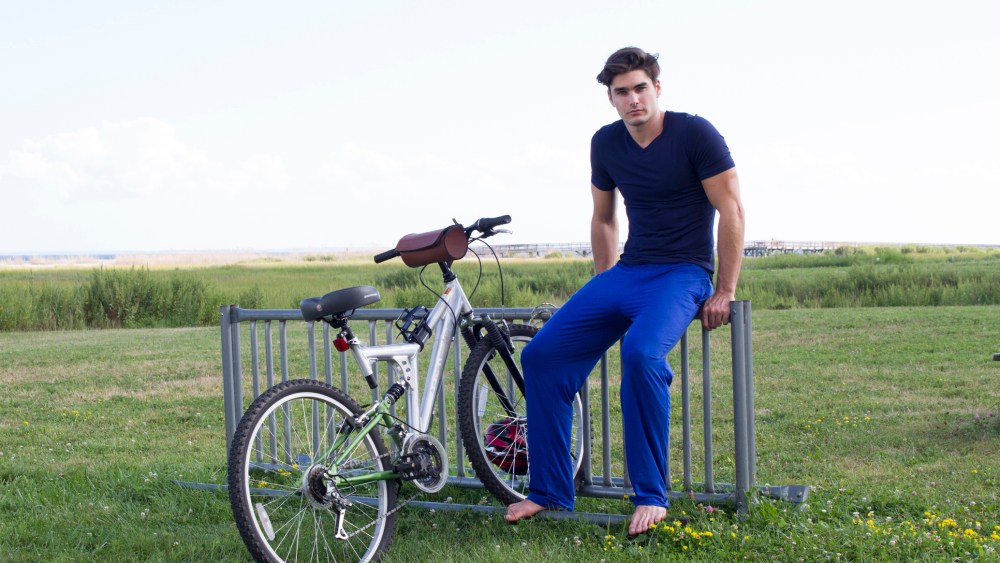 A look from Naked's loungewear collection for men.
