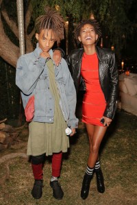 Jaden Smith and Willow Smith Olivier Rousteing's 30th Birthday Party, Los Angeles, America - 23 Oct 2015
