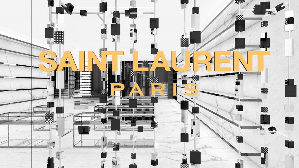 A rendering of the new Saint Laurent store.