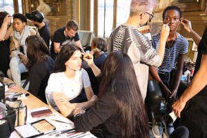 Backstage at Stella McCartney Spring 2016