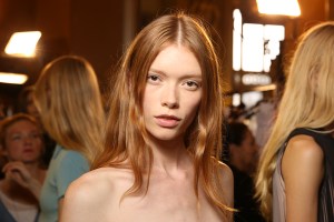 Backstage at Stella McCartney Spring 2016
