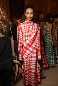 Backstage at Stella McCartney Spring 2016