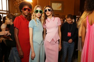 Backstage at Stella McCartney Spring 2016