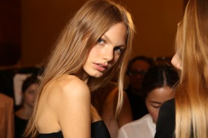 Backstage at Stella McCartney Spring 2016