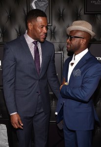 Michael Strahan and Taye Diggs