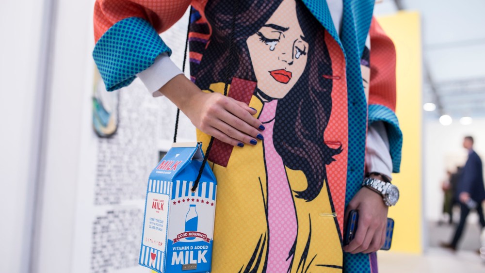 Street style On the grounds of Frieze London.