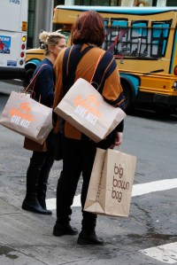 Black Friday shoppers in New York City