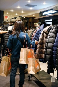 Black Friday shoppers in New York City