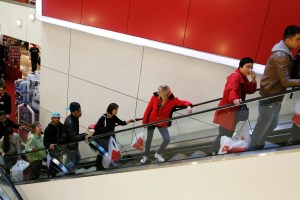 Black Friday shoppers in New York City