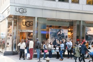 Black Friday shoppers in New York City