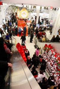 Black Friday shoppers in New York City