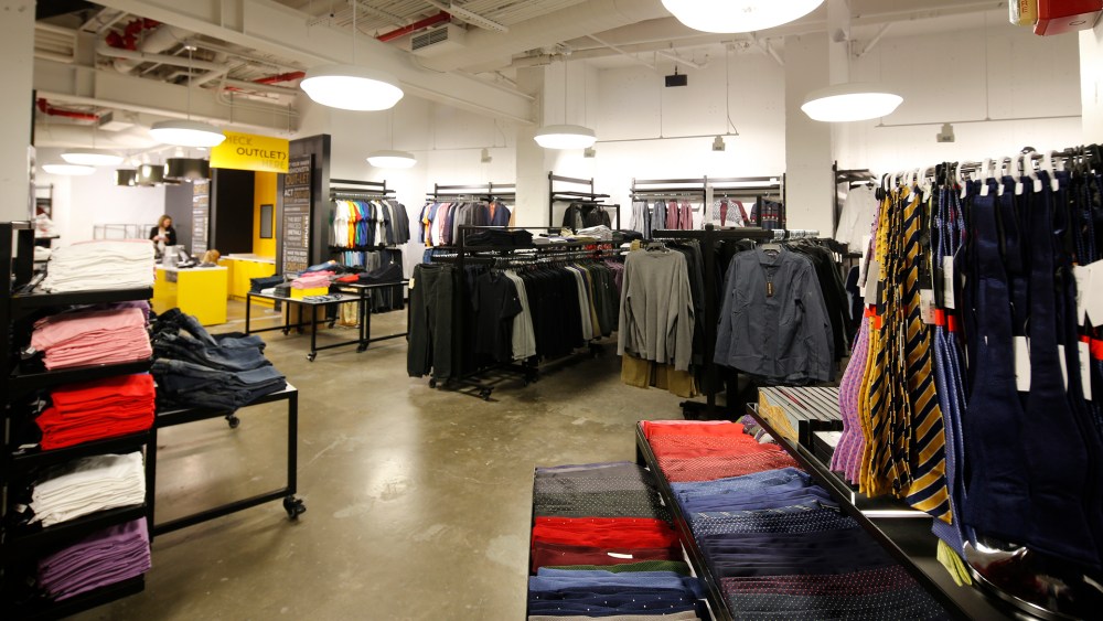 Inside the Bloomingdale's Outlet in the Upper West Side.
