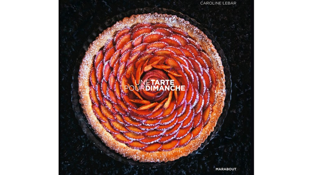 The cover of "Une tarte pour dimanche" by Caroline Lebar.