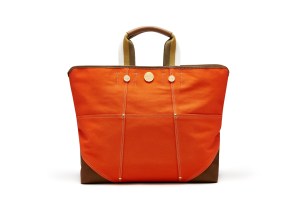 A handbag by Ghurka.