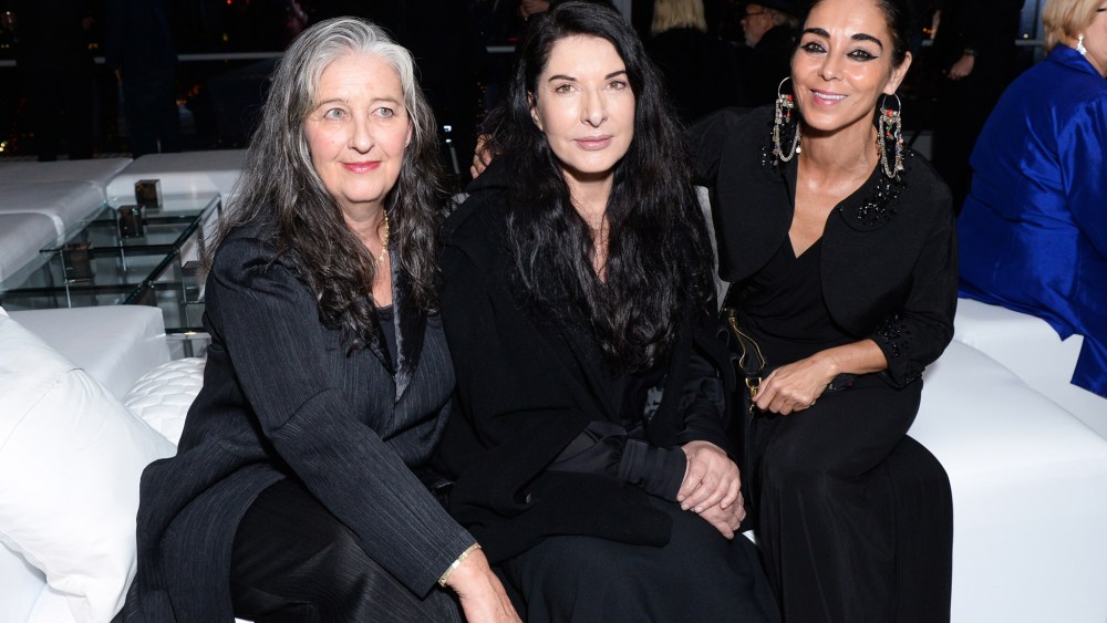 Mary Kelly, Marina Abramovic and Shirin Neshat. HIRSHHORN MUSEUM and Sculpture Garden 40th Anniversary Gala