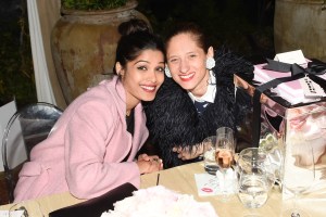 Freida Pinto and Kristen Naiman kate spade new york: ALL IN GOOD TASTE HOLIDAY DINNER