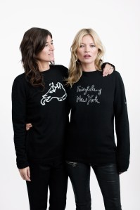 Bella Freud and Kate Moss Matchesfashion.com Fashion Saves Lives Campaign Save the Children