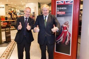 Sir Peter Ricketts and Boris Johnson