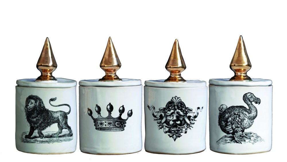Anhalter Apothecary Moderne candles have containers created by ceramicist Bernd Kühn and a scent developed by perfumer James Heeley