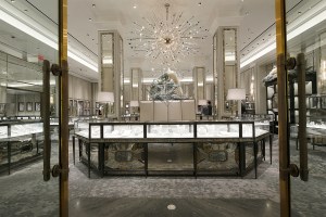 Inside the Bergdorf Goodman Jewelry Salon.