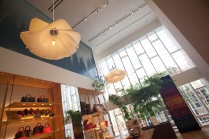 Inside Louis Vuitton's Miami Design District store.